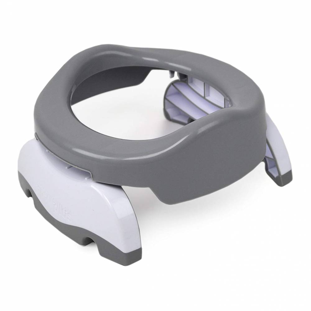 Potette Plus Portable Potty & Toilet Seat - Grey White