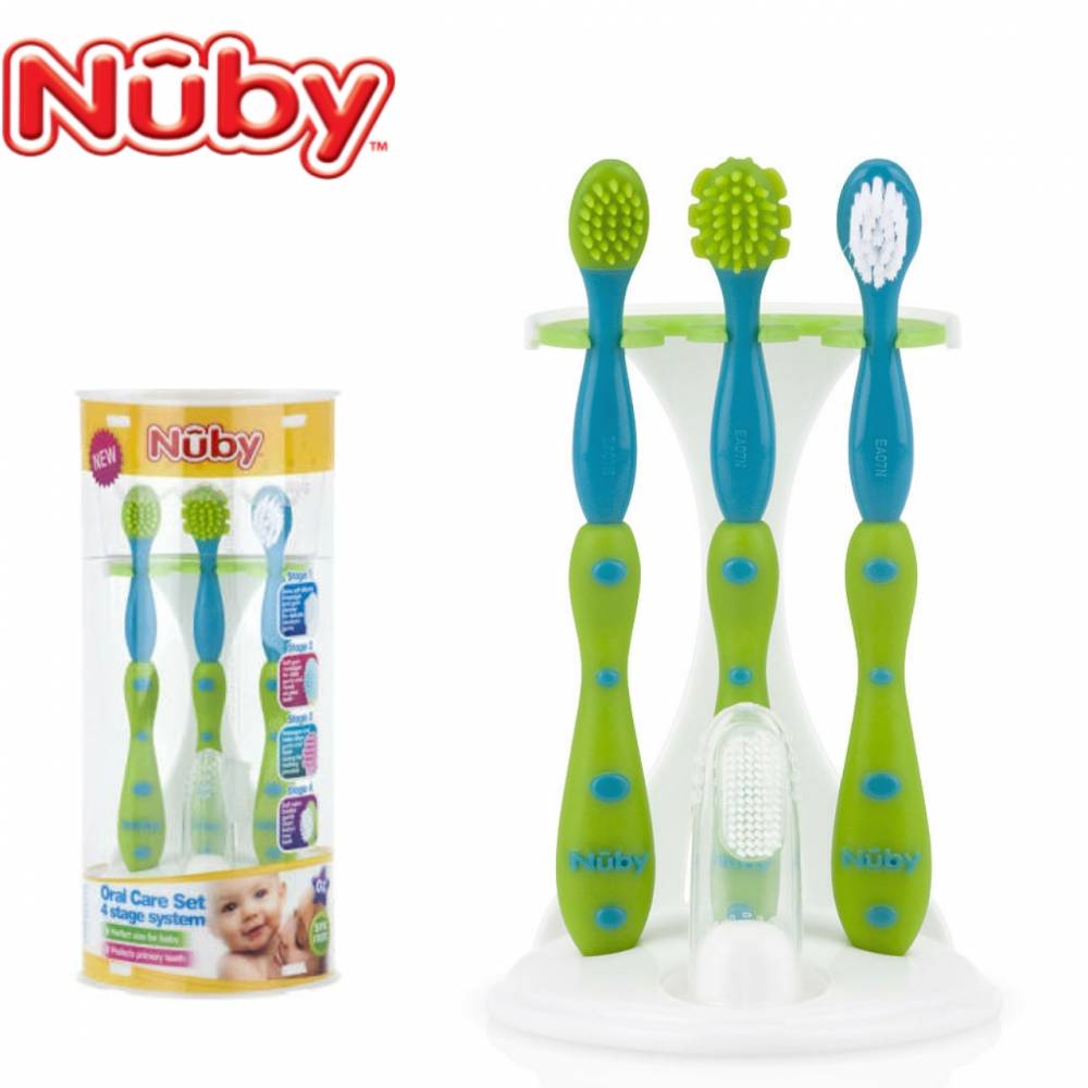 Nuby shop toothbrush set