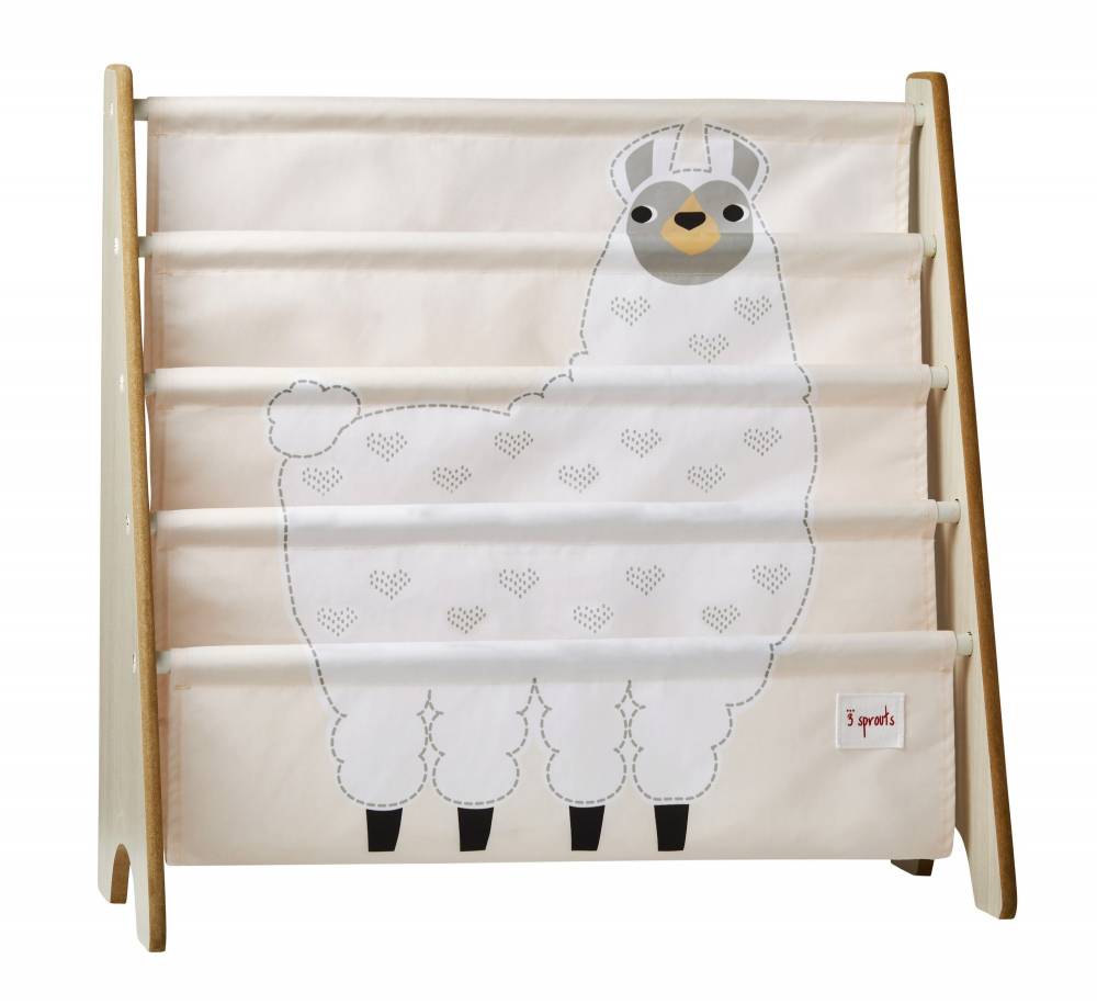 3 SPROUTS Book Rack - Llama  Mamatoto - Mother & Child Lifestyle Shop