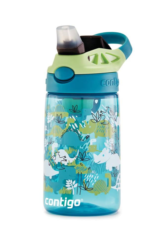 Contigo Kids Water Bottle with Redesigned AUTOSPOUT Straw, 14 oz., Sloths