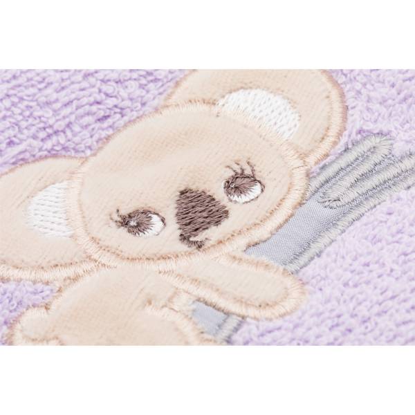 FILLIKID Hooded Towel 75x75cm - Koala Purple