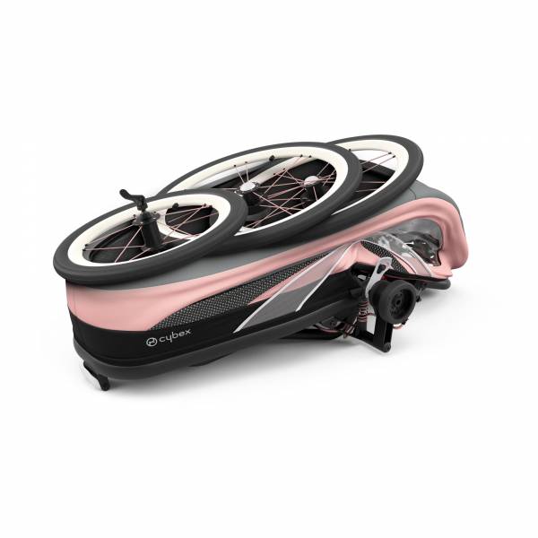 CYBEX Zeno 4in1 - Black/Pink Silver Pink