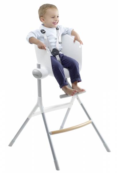 BEABA Up&Down High Chair - White