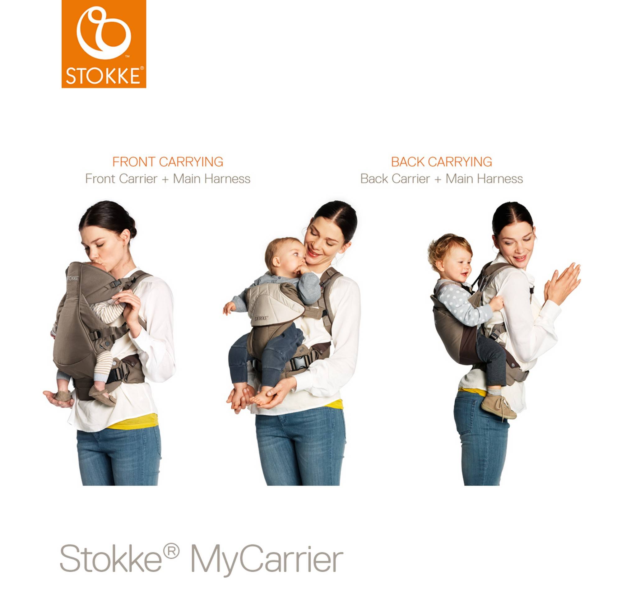 stokke baby carrier front facing