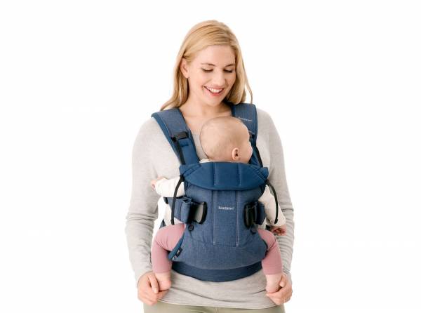 BABYBJORN Carrier One - Cotton Denim Dark Grey 