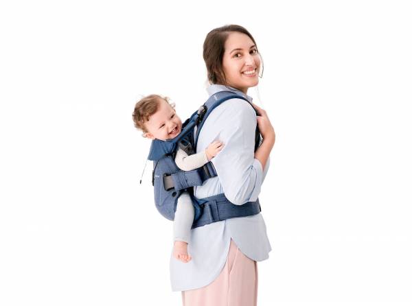 BABYBJORN Carrier One - Cotton Denim Dark Grey 