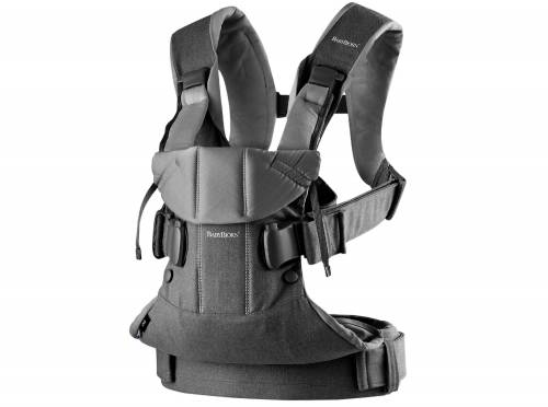 BABYBJORN Carrier One - Cotton Denim Dark Grey 