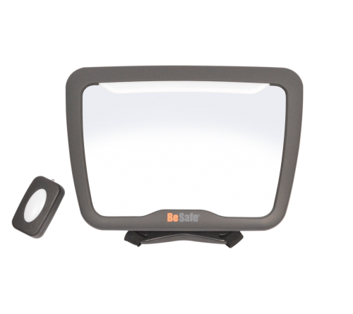 BE SAFE Car Seat Mirror XL with Light