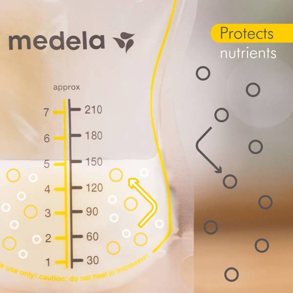 MEDELA Pump & Save Bags x 25