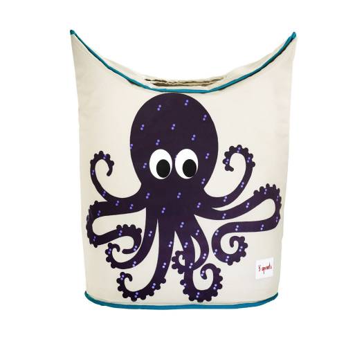 3 SPROUTS Laundry Hamper - Octopus