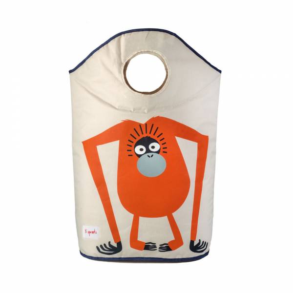 3 SPROUTS Laundry Hamper - Orangutan