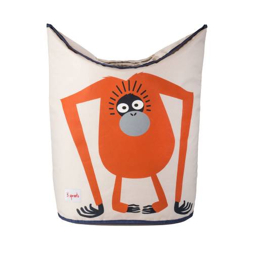 3 SPROUTS Laundry Hamper - Orangutan