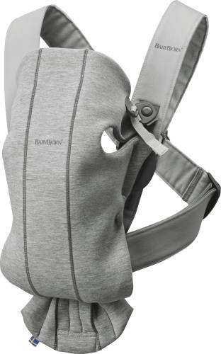 BABYBJORN Carrier Mini - 3D Jersey Light Grey