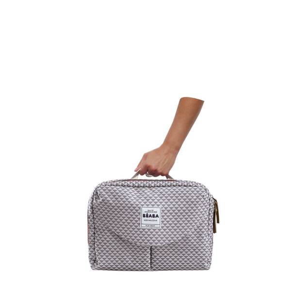 BEABA Bag Geneva - Grey/Coral