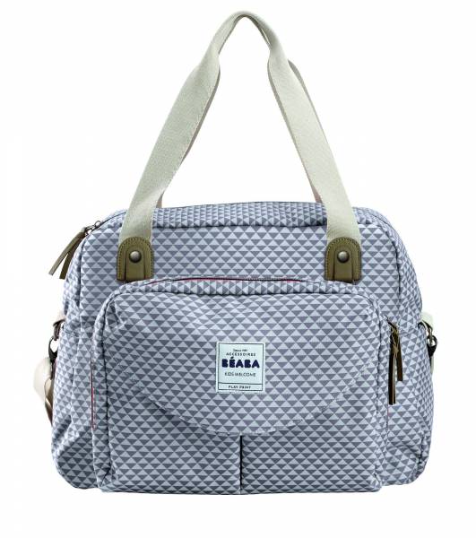 BEABA Geneva Bag - Grey/Coral