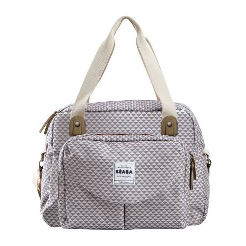 BEABA Bag Geneva - Grey/Coral