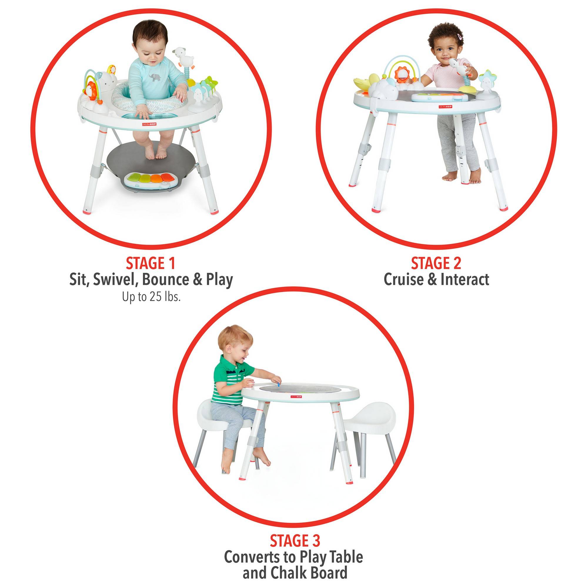 skip hop activity center weight limit