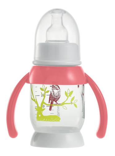BEABA Bottle 120ml - Bunny Pink Handle