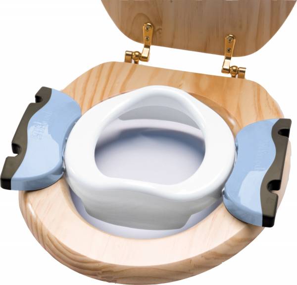 Potette Plus Portable Potty & Toilet Seat - White Blue