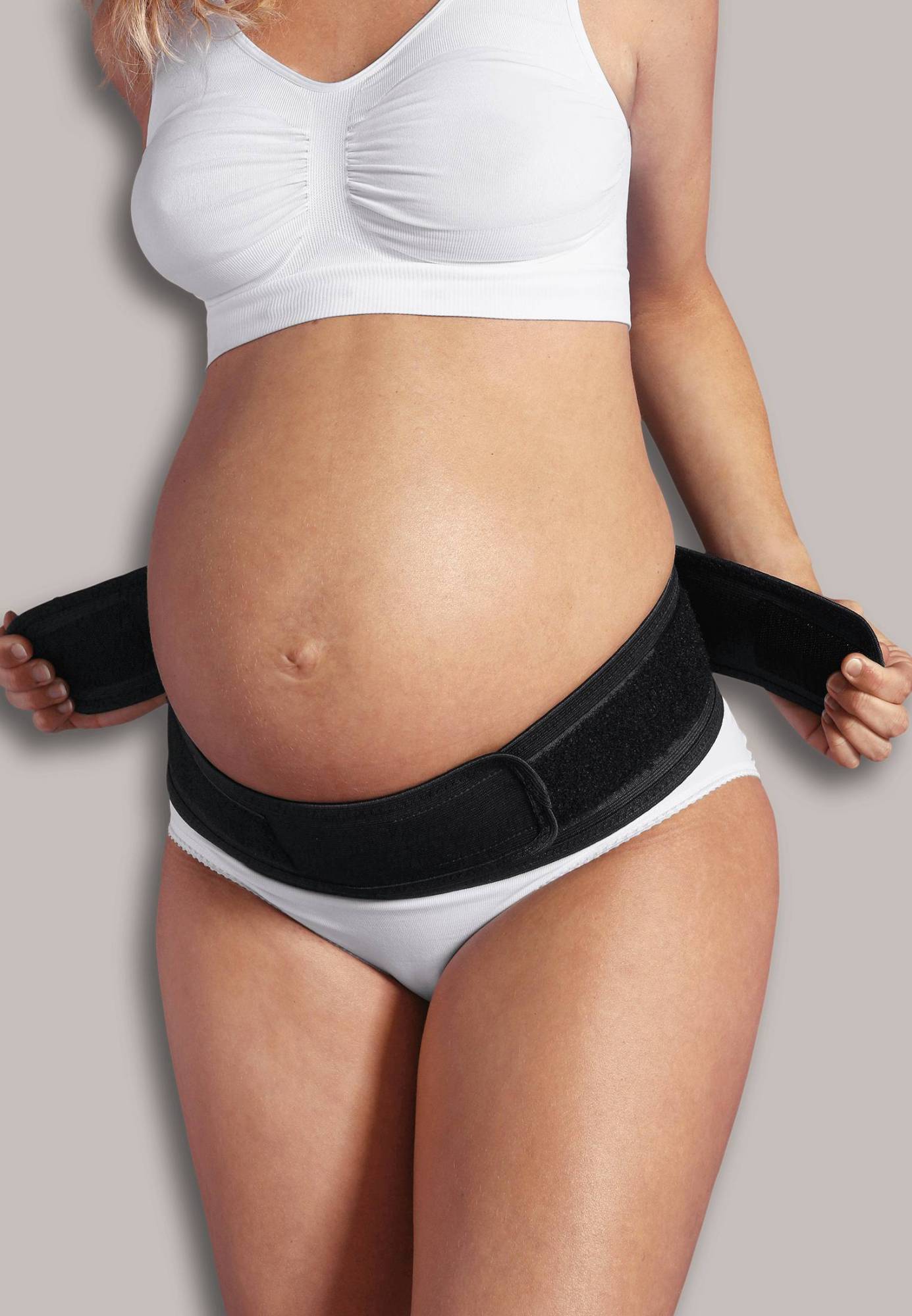 CARRIWELL Maternity Velcro Support Belt S/M - Black