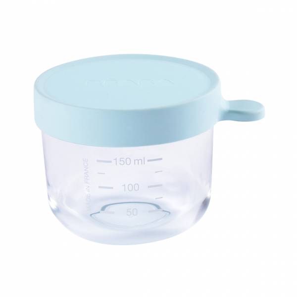 BEABA Food Jar Glass 150 ml - L. Blue