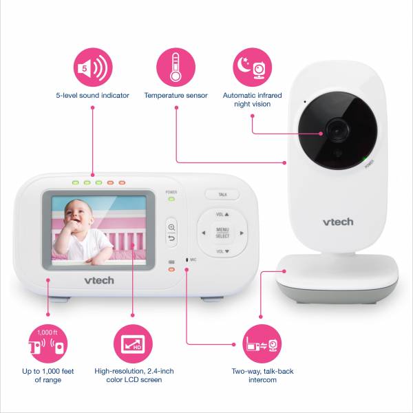 Vtech 2.4 top video monitor