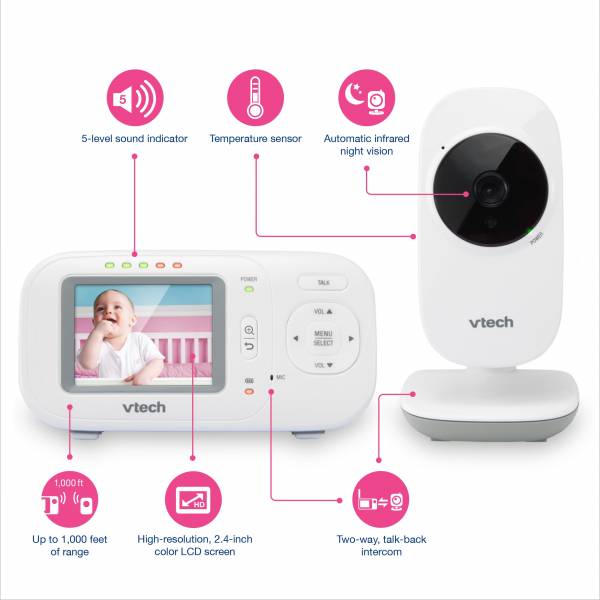 VTECH Baby Monitor Video - Color VM2251