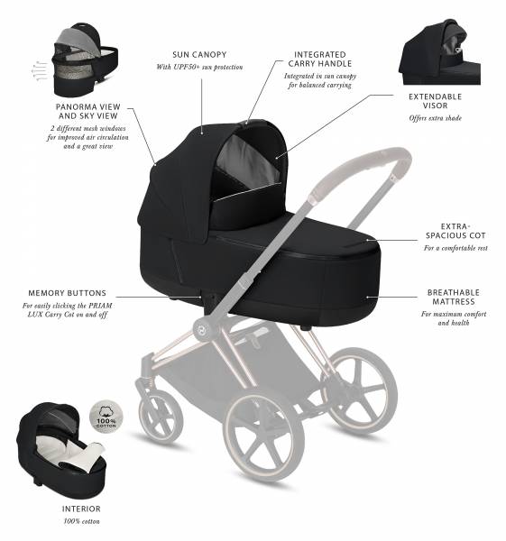cybex priam lux stardust black