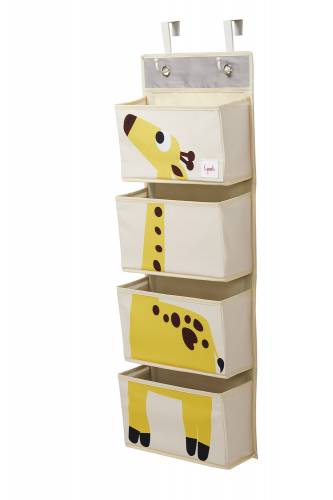 3 SPROUTS Hanging Wall Organizer - Giraffe