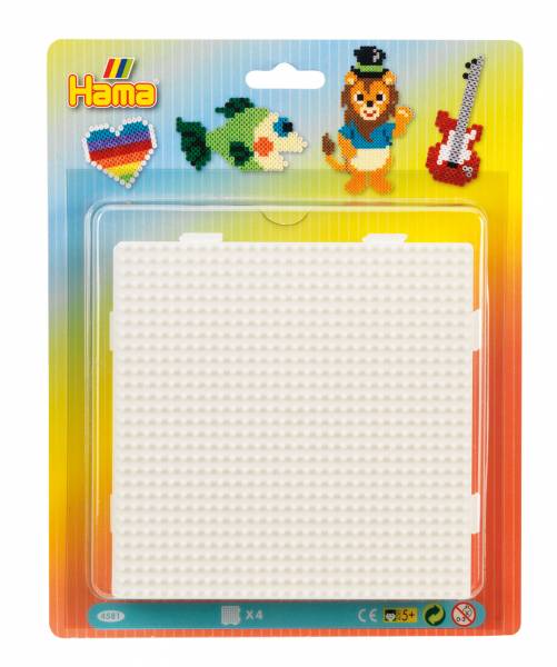 Hama Pegboard Blister - 4 Large square