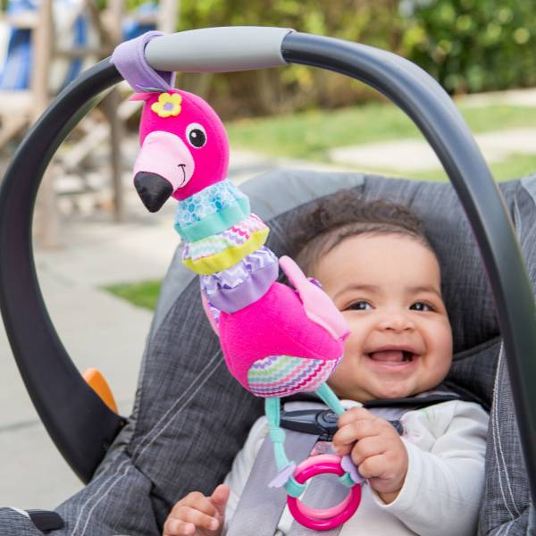 INFANTINO Hug & Tug Musical Flamingo