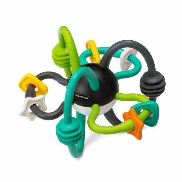 INFANTINO Shake & Teethe Flexible Rattle Ball