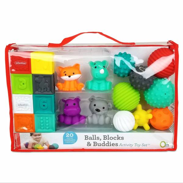 INFANTINO Balls Blocks & Buddies Activity toy set