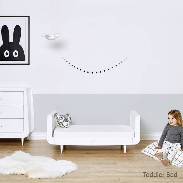 SnuzKot Skandi Bed - White 
