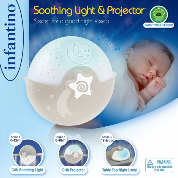 INFANTINO Wom Soothing Light & Projector - Ecru