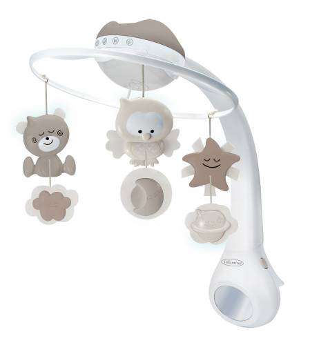 INFANTINO 3in1 Projector Musical Mobile - Ecru
