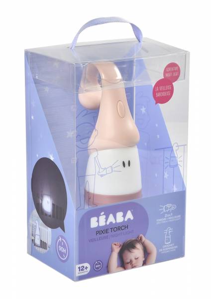 BEABA Pixie Night Light Torch - Chalk Pink