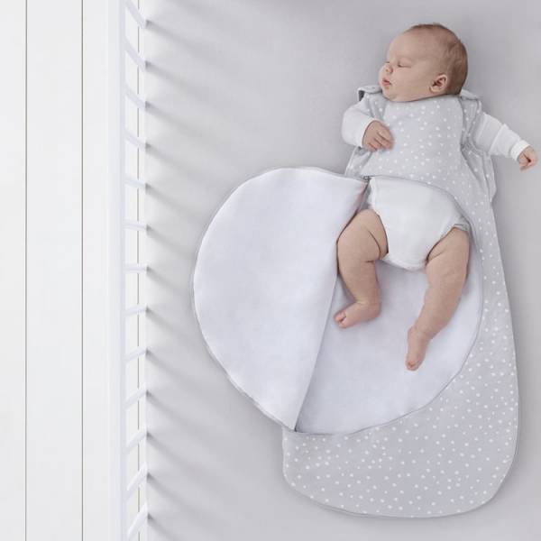 Snuz Sleeping Bag 1 TOG 0-6 -  White Spot