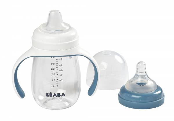 BEABA Learning cup 2in1 210ml - Blue