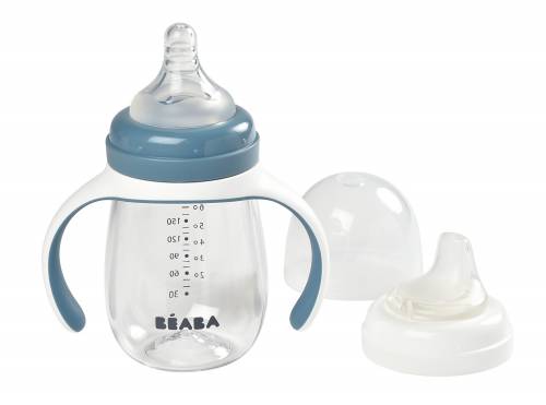 BEABA Learning cup 2in1 Sippy 210ml - Blue