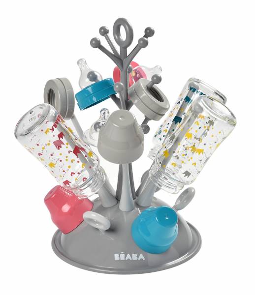 BEABA Bottle Draining Rack - Grey