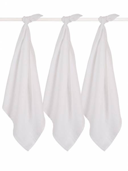 JOLLEIN Hydro Cloth Muslin 70x70 - White 3pck