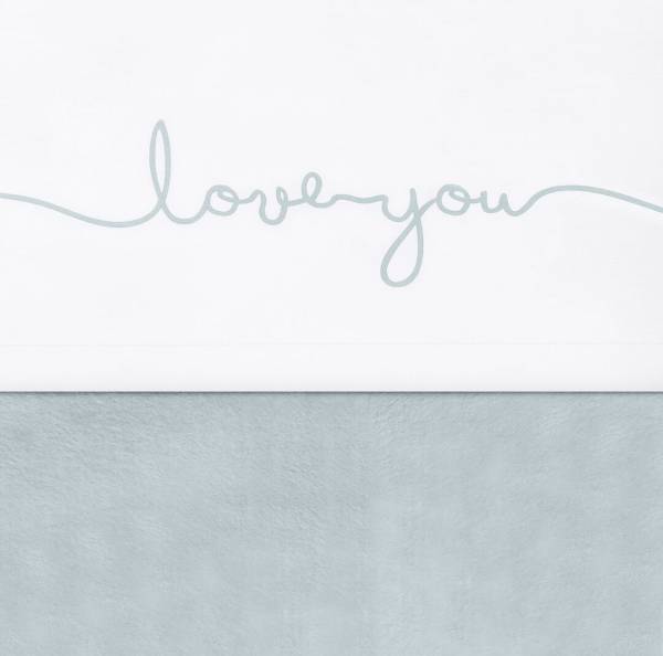 JOLLEIN Sheet 120x150 - Love you Stone Green