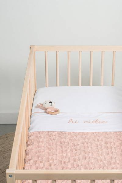 JOLLEIN Sheet 120x150 - Hi Cutie Pale Pink