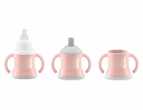 BEABA Evolutive Training Cup 3 in1 - Old Pink