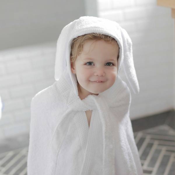 MINENE Cuddly Towel - White Dog
