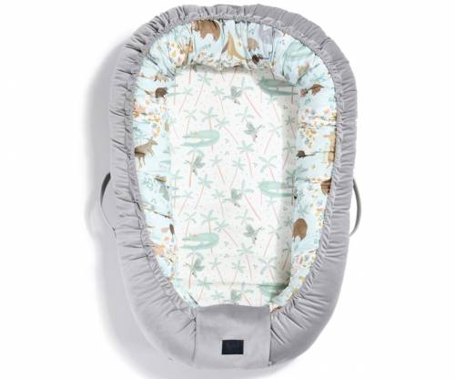 LA MILLOU Baby Nest Dundee & Friends Blue/Grey