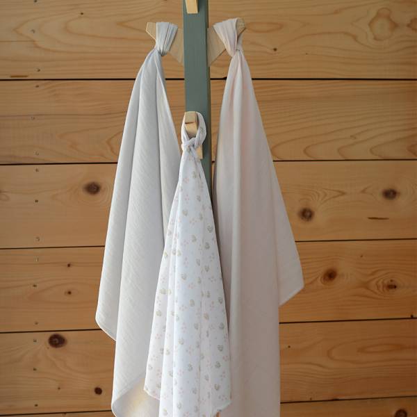 BEABA Cotton Muslin x3 - Cygne