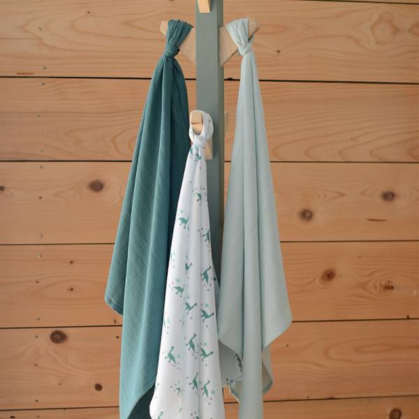 BEABA Cotton Muslin x3 - Jurassique