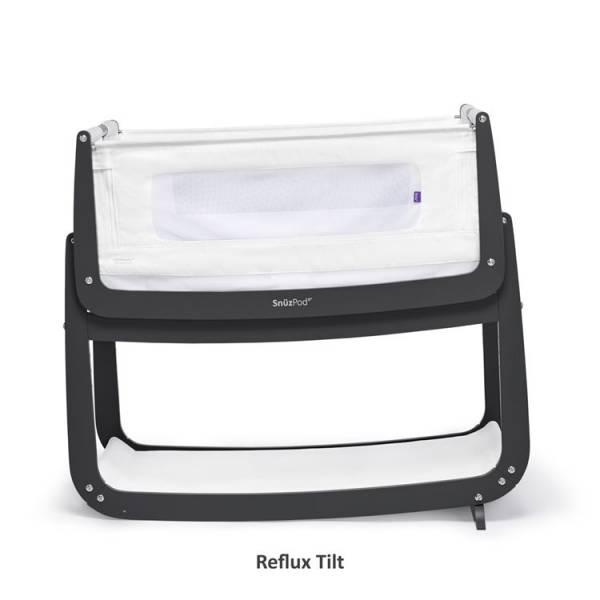 SnuzPod4 Bedside Crib - Slate